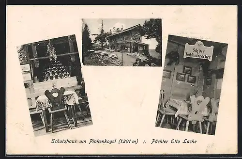 AK Pinkenkogel-Schutzhaus am Semmering, Innenansicht