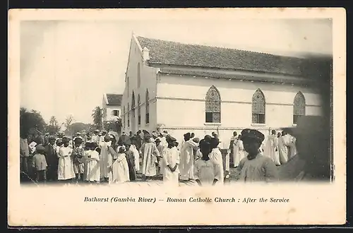 AK Bathurst, Roman Catholic Church: After the Service