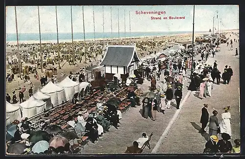 AK Scheveningen, Strand en Boulevard