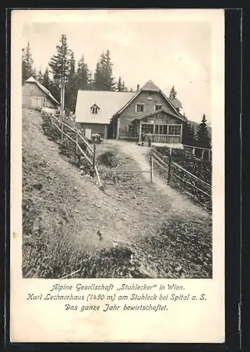 AK Karl Lechnerhaus am Stuhleck bei Spital a. S.