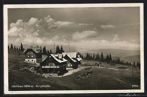 AK Steindorf am Ossiacher See, Görlitzen, Gasthaus Bergerhütte