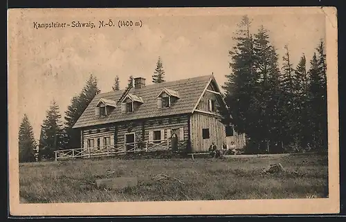 AK Kampsteiner Schwaig, Berghütte, Gebäudeansicht