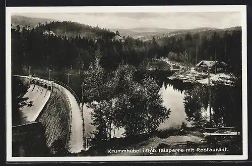 AK Krummhübel, Talsperre mit Restaurant