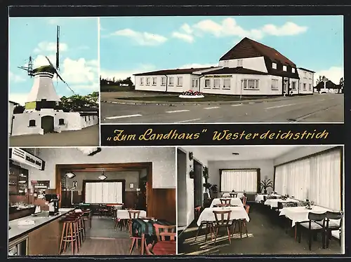 AK Westerdeichstrich, Gasthaus zum Landhaus