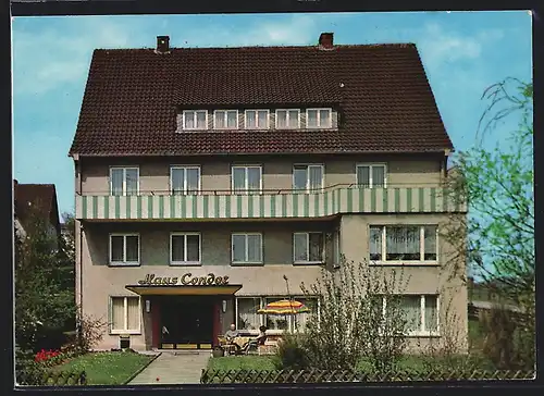 AK Bad Meinberg, Hotel-Haus Condor, Mittelstrasse 79