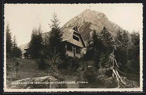 AK Bertahütte mit Mittagskogel