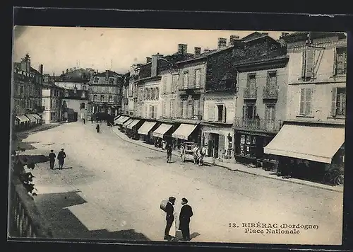 AK Ribérac, Place Nationale