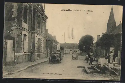 AK Courcelles, La Mairie