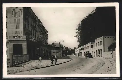 AK Tessé-la-Madeleine, Entrée de la ville