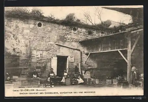 AK St-Émilon, Ancien Couvent des Cordeliers, Expédition des Vins Mousseux