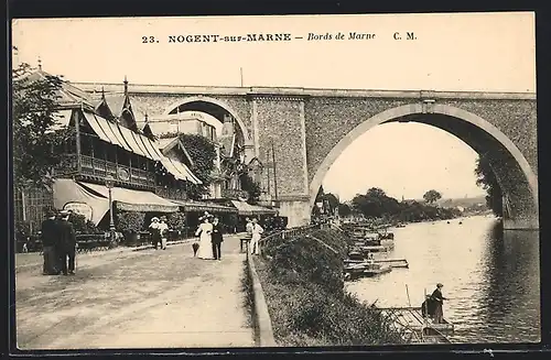 AK Nogent-sur-Marne, Bords de Marne