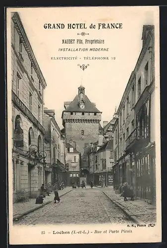 AK Loches, Rue et Porte Picois