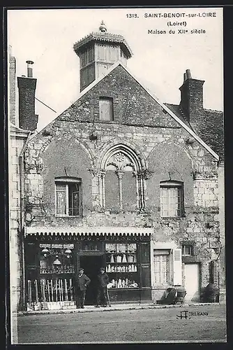 AK Saint-Benoist-Sur-Loire, Maison du XII siecle