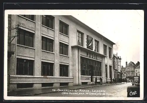 AK Chaumont-s / -Marne, La poste