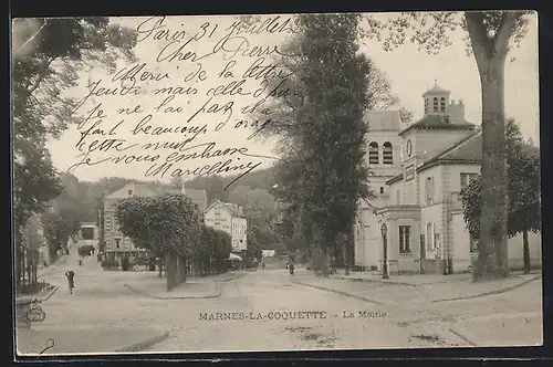 AK Marnes-la-Coquette, La Mairie