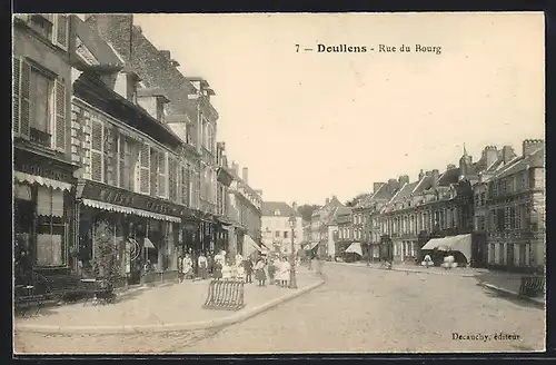 AK Doullens, Rue du Bourg