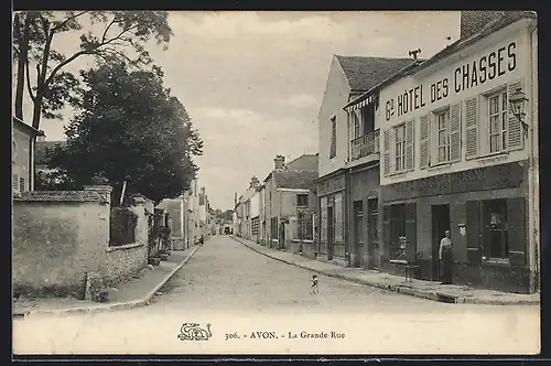 AK Avon, La Grande Rue