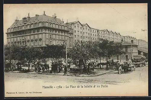 AK Marseille, La Place de la Joliette et les Docks