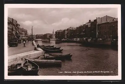 AK Sète, Les Quais de Bose et Noel-Guignon