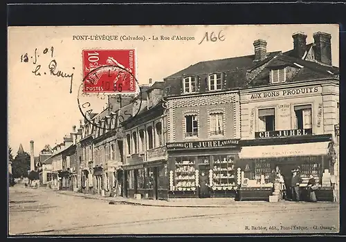 AK Pont-L`Èvèque, La Rue d`Alencon