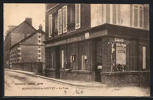 AK Bonneville-la-Louvet, La Poste