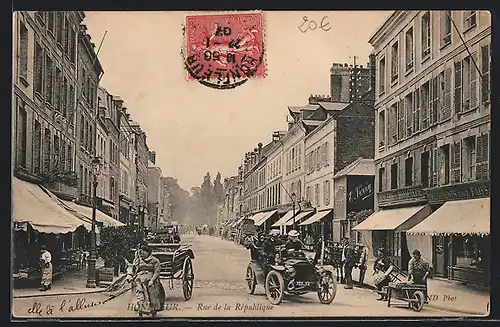 AK Honfleur, Rue de la Rèpublique