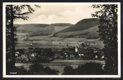 AK Dassel, Totalansicht aus der Ferne