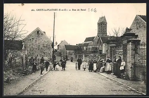 AK Grisy-les-Platres, Rue de Butel