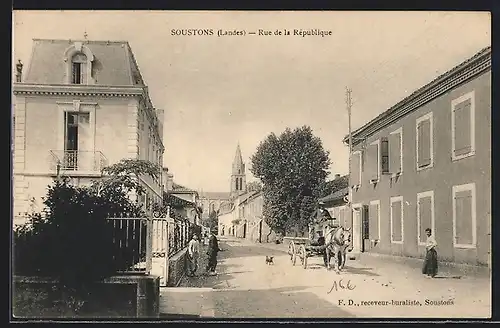 AK Soustons, Rue de la République