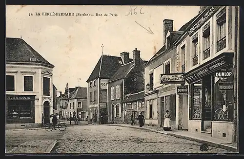 AK La Ferté-Bernard, Rue de Paris