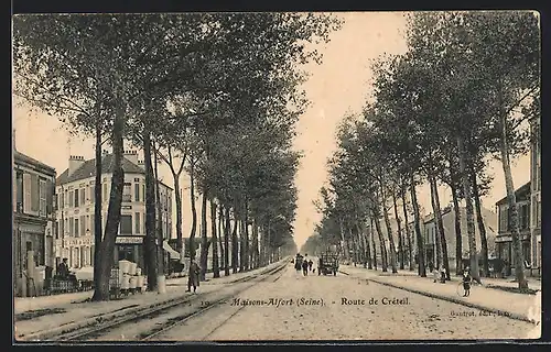 AK Maisons-Alfort, Route de Créteil