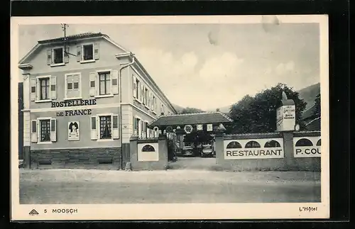 AK Moosch, Blick auf Hostellerie de France