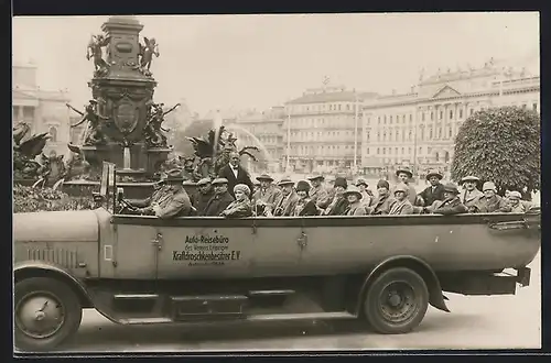 AK Bus des Auto-Reisebüro des Vereins Leipziger Kraftdroschkenbesitzer e. V.