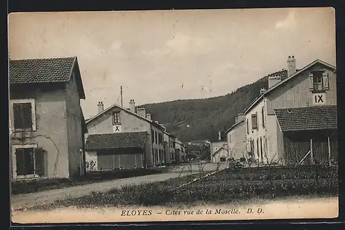 AK Eloyes, Cites rue de la Moselle