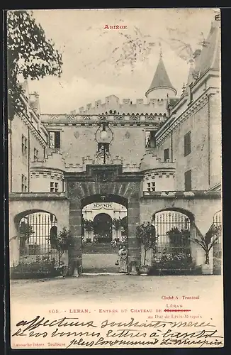 AK Leran, Entrée du Chateau de Léran au Duc de Lévis-Mirepoix