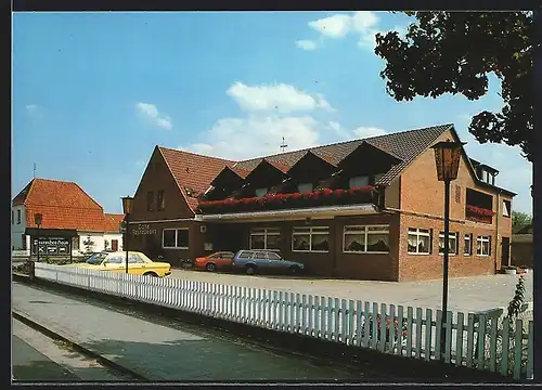 AK Sandstedt /Niederweser, Hotel-Café-Restaurant Deutsches Haus, Inh. Christa Otten, Osterstader Str. 23