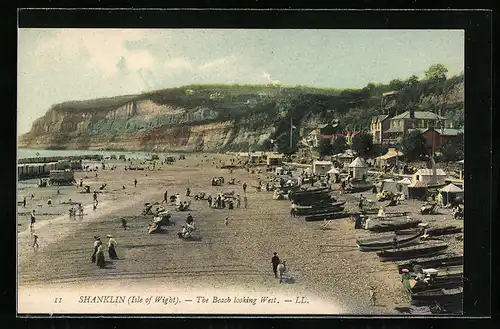 AK Shanklin, The Beach looking West