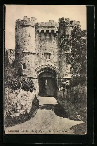 AK Isle of Wight, Carisbrooke Castle, The Great Gateway