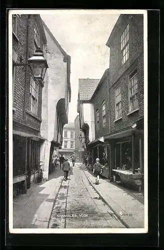 AK York, Shambles, Strassenpartie