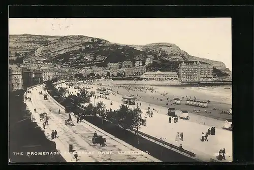 AK Llandudno, The Promenade and Great Orme