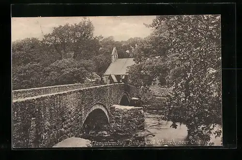 AK Criccieth, Llanystumdwy Bridge and Church