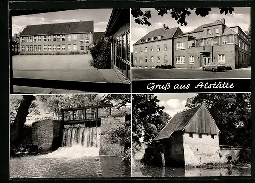 AK Alstätte, Heinrich Wilpers Edeka-Lebensmittel, Mühle am Wasser