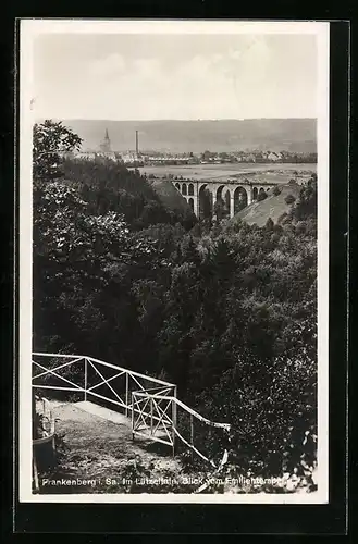 AK Frankenberg i. Sa., Blick vom Emilientempel