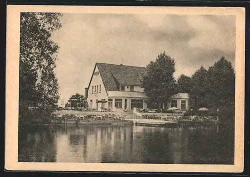 AK Hannover-Godshorn, Hotel und Weinstube Zum Aquarium am Wasser