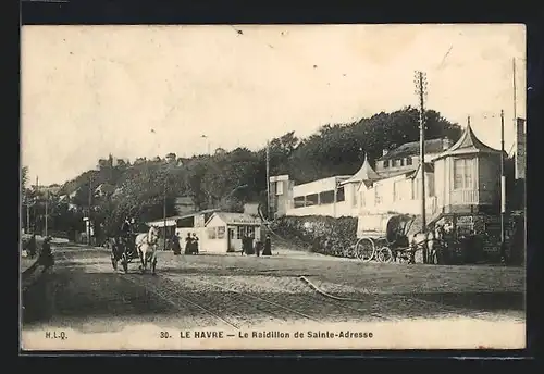 AK Le Havre, Le Raidillon de Sainte-Adresse