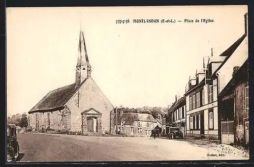 AK Montlandon, Place de l`Eglise