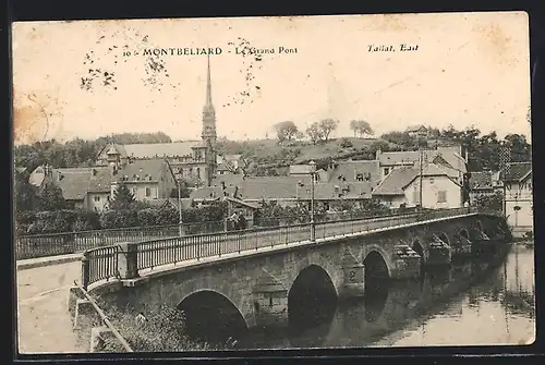 AK Montbeliard, Le Grand Pont