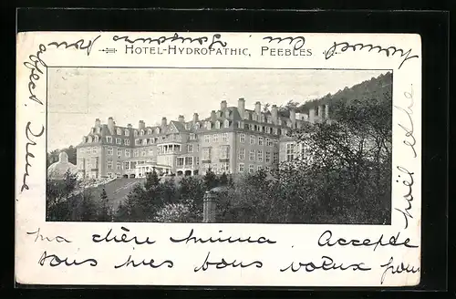 AK Peebles, Hotel-Hydropathic