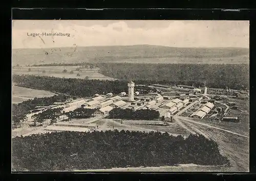 AK Lager Hammelburg, Ansicht vom Flugzeug aus