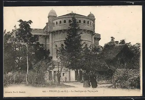 AK Penne, La Basilique de Peyragude